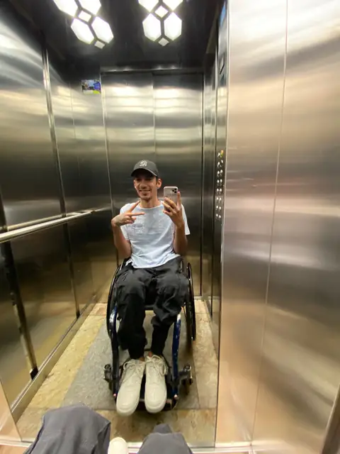 Wheelchair, paraplegic, socks on OnlyFans
